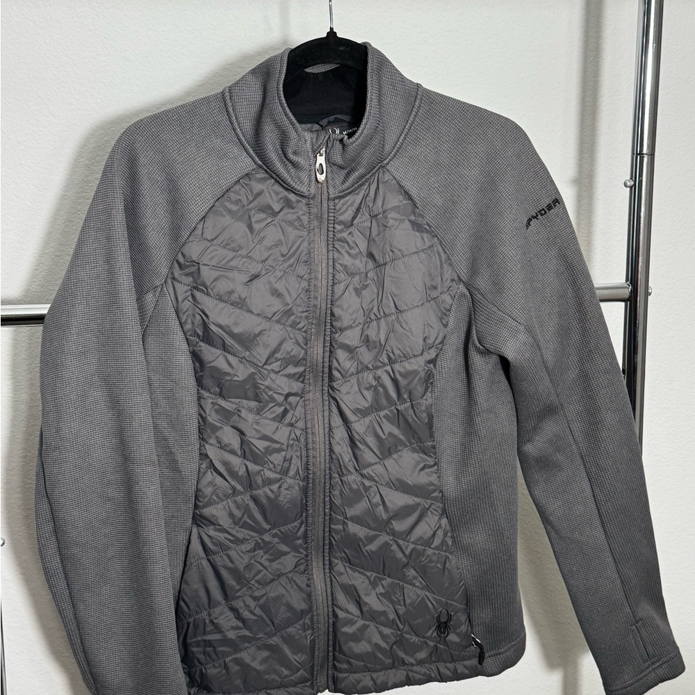 Spyder Gray Quilted Jacket
